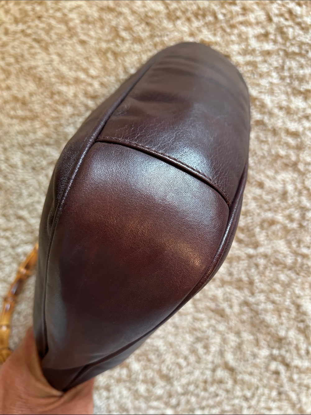 Gucci Bamboo Brown Leather Bag - Gorgeous!! - Picture 6 of 10